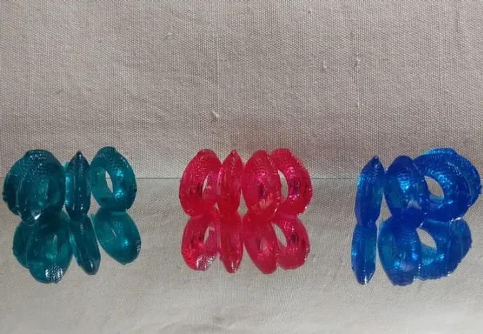 Conjunto de Porta Guardanapos Coloridos de Peixinho