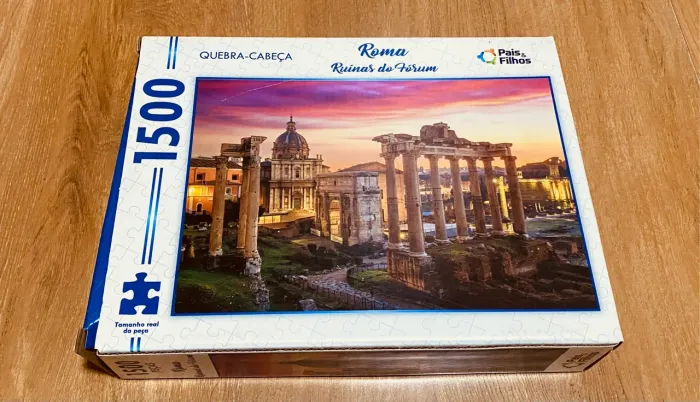 Quebra-Cabeça Roma Ruínas do Fórum 1500 Peças
