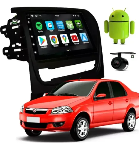 Kit Central Multimidia Android 7 Pol Siena 2013 14 2015 2016