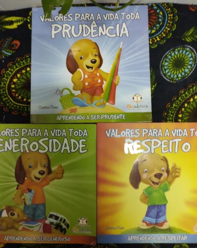 Coleção de livros infantis 'Valores para a Vida Toda'