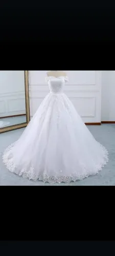 Vestido de noiva off-white renda