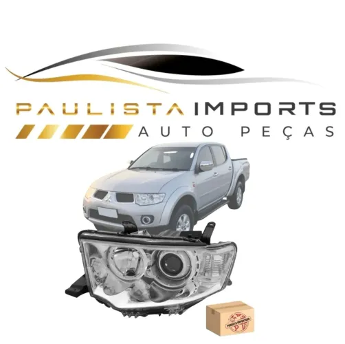 Farol L200 Pajero Dakar 2013 2014 2015 2016 ( Novo )