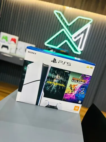 PlayStation 5 slim novo 1tb / com leitor físico