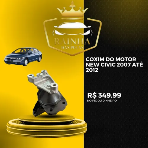 Coxim do Motor New Civic 2007 até 2012