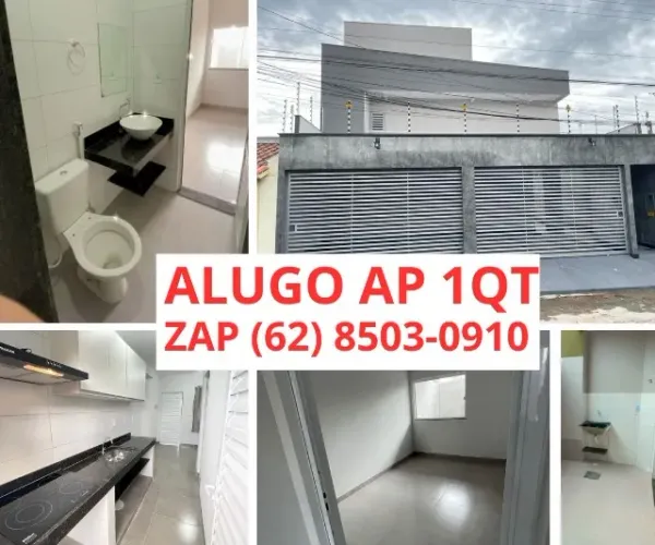 Melhor Apartamento de Goiânia para Alugar, Rua Setor Regiao Bairro 1 Quarto Garagem