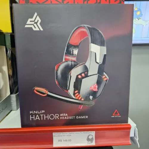 Headset Gamer com Microfone PC PS4 Xbox