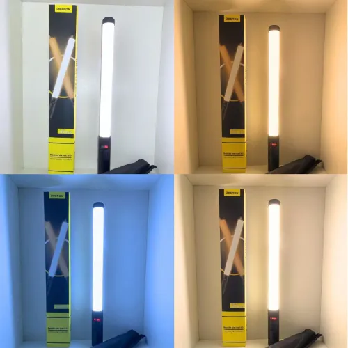 Bastão de LED Luz Fria, Quente rgb c/controle remoto (Entregamos)