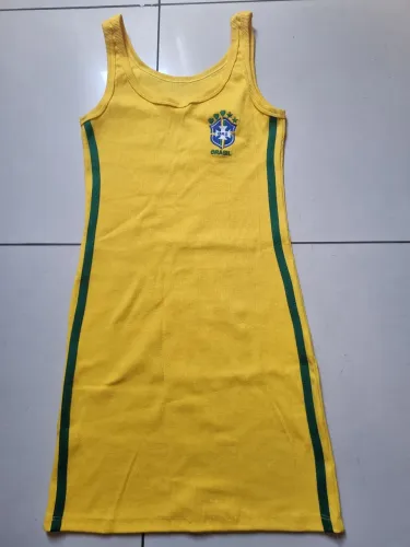 Vestido Brasil t. Unico