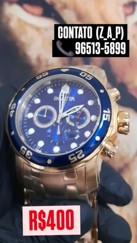 Relógio INVICTA PRO DIVER DOURADO 0079 FUNCIONAL ENTREGAMOS