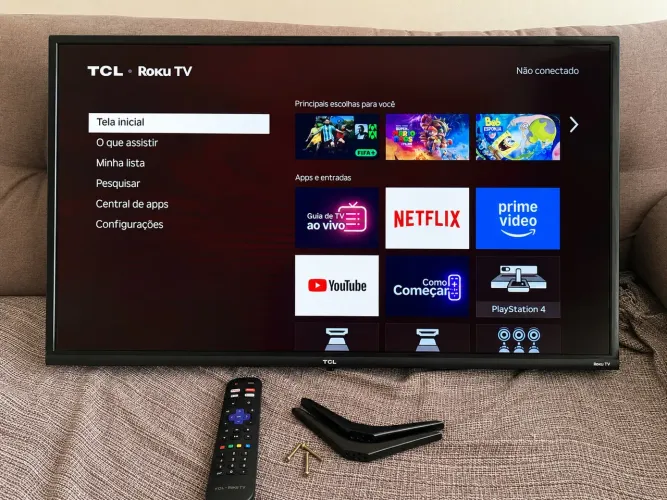 TCL Smart TV 32 Polegadas | Completa e nova