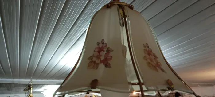 Lustre de vitral antigo 