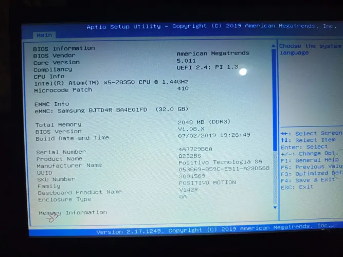 Vendo notebook da positivo