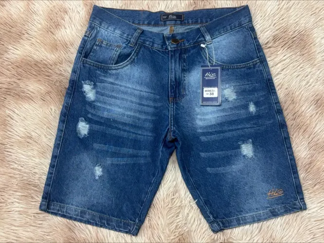 Bermuda jeans linha Premium pronta entrega atacado mínimo 3 peças