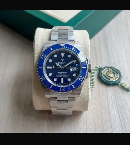 Relógio rolex submariner super clone acompanha caixa e cartão NFC