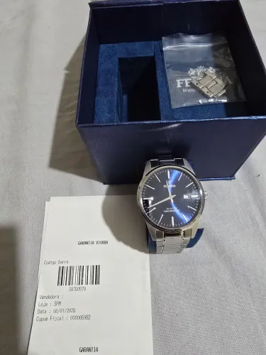Relógio Festina Masculino Aço Prateado