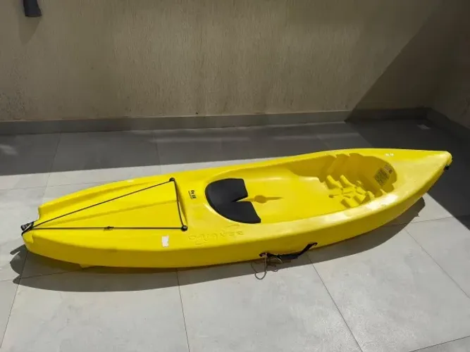 Caiaque Lambari Com Remo - Caiaker Cor Amarelo