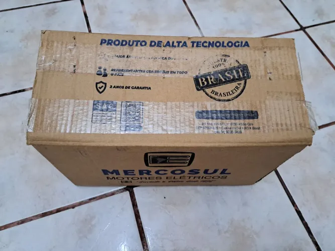 Motor monofásico 1/2 HP 110v / 220v com polias