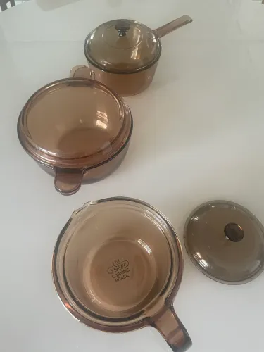 Panelas de vidro 