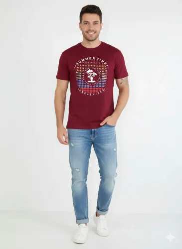 Camiseta Masculina Estampada Premium - Estilo Verão | Tamanho M