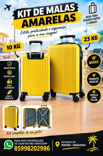 Kit de Malas para Viagem