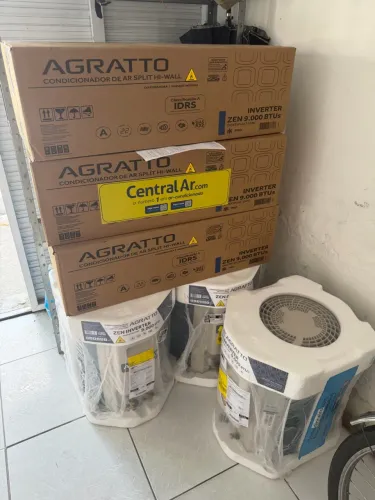Ar agratto 9000 btus inveter 1 ano de garantia 