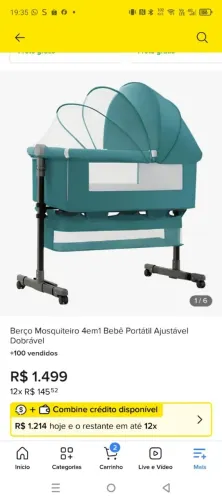 Berço portátil