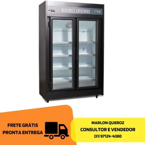 Expositor Refrigerado 2 Placas Polar Novo