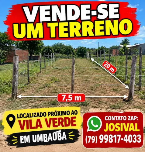 Vende- se um terreno
