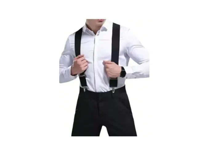 Suspensório Masculino Plus Size Conforto e Estilo Para Todas as Ocasiões 3,5cm  