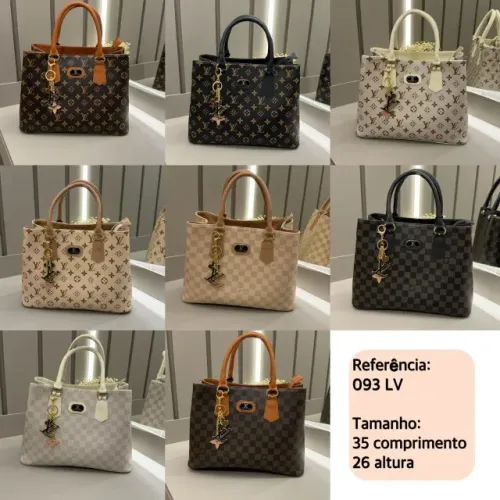 Bolsa Louis Vuitton Monograma C/Chaveiro Feminina - Confecção Luxo