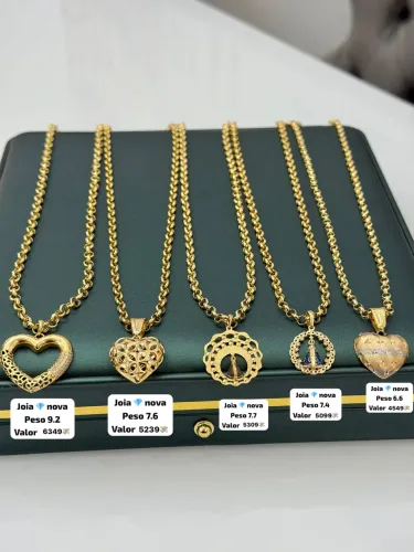 Corrente de ouro 18k femininas | Certificados de garantia