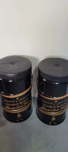 Banquetas / bancos de barril / Tambores Decorados