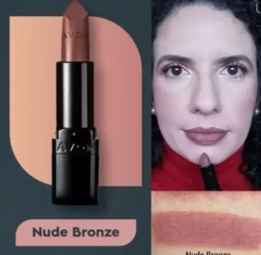 Imperdível Batom Avon Matte Nude Bronze