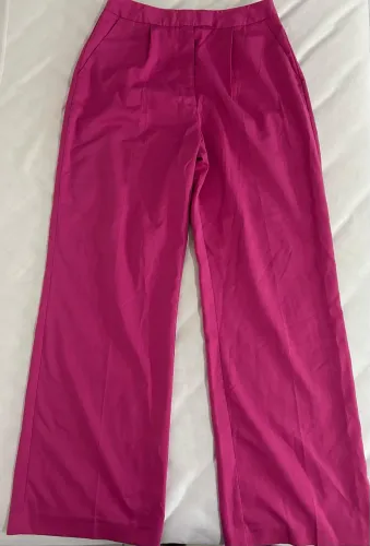 Calça Flare Rosa - Tam. 42