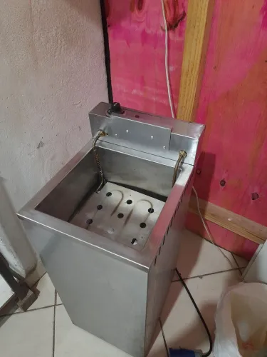 Fritadeira água e óleo
