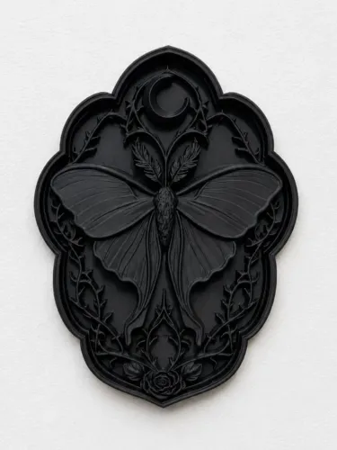 Decoração de parede gótica - Mariposa