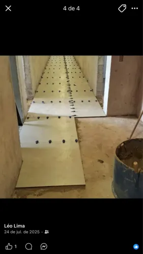 Dk reformas em geral pintura eletrostática e Pocelanato em acabamento fino
