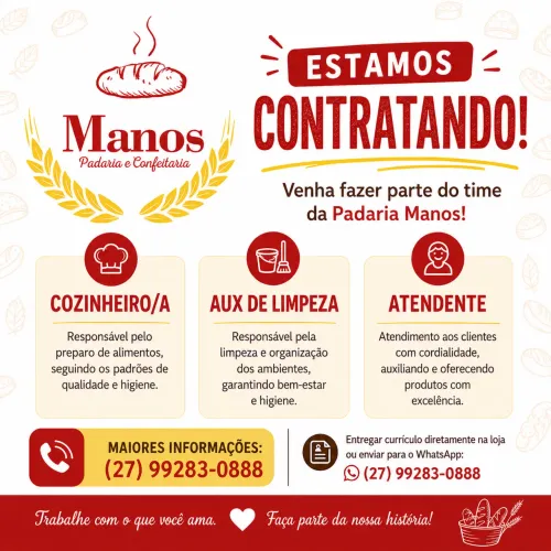 VAGAS DE EMPREGO 