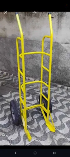 Carrinho de carga para botijões de gás 