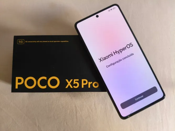 Poco X5 Pro com capas, pelicula e tela 