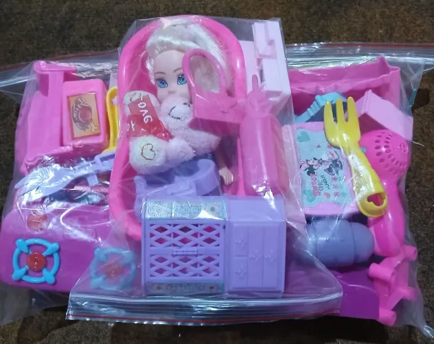 3 pacotes de brinquedos