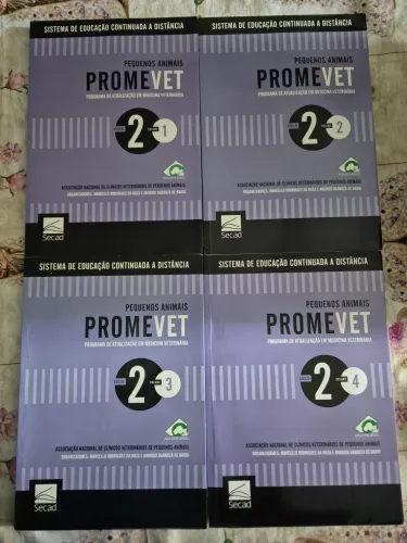 VENDO LIVROS DA COLEÇÃO COMPLETA - PROMEVET - CICLO 2 - 4 LIVROS.