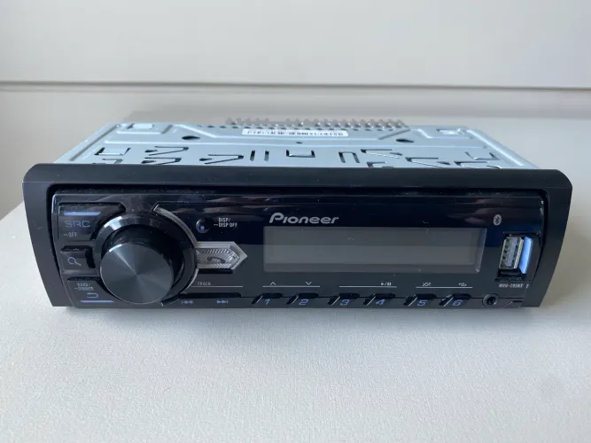 Rádio p/ Carro Pioneer MVH-295BT Bluetooth USB AUX - Excelente Estado