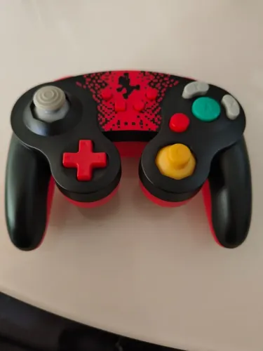 Controle Sem Fio PowerA GameCube Nintendo Switch Mario