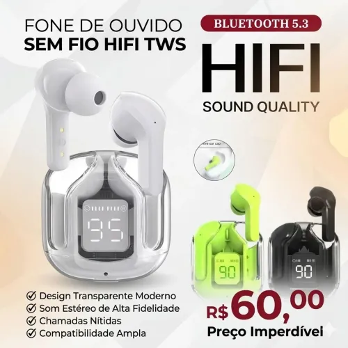 Fone Bluetooth Com Display Fetoonix Hk3 (Original e Lacrado)