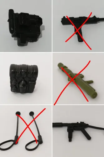Comandos em ação e acessórios