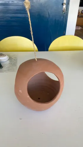 Vaso de barro pendente original Tracunhaém