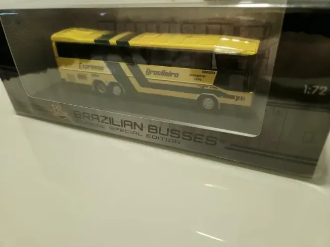 Miniatura Colecionável Onibus BR Classics 1:72 Expresso Brasileiro