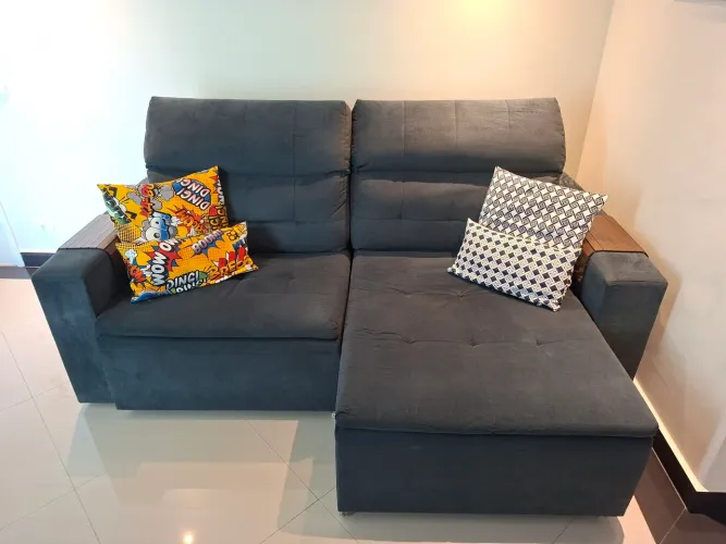 Sofá Retrátil e Reclinável - Muito Conforto e Espaço