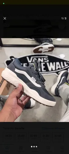 Tênis Vans Ultrarange neo Vr3, cor grafite, tamanho 42